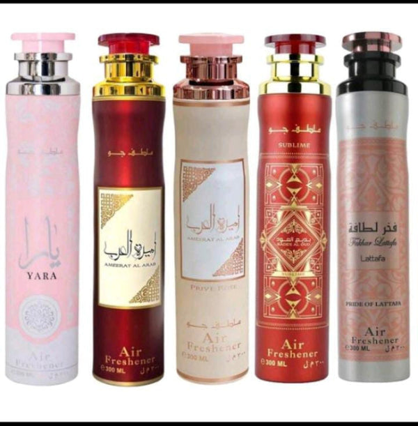 Pack 5 Unidades - Ambientadores Árabes Lattafa SET 5 UNI - Entrega 24/48 Horas